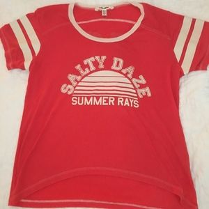 Billabong "Salty Daze Summer Rays" Red T-Shirt